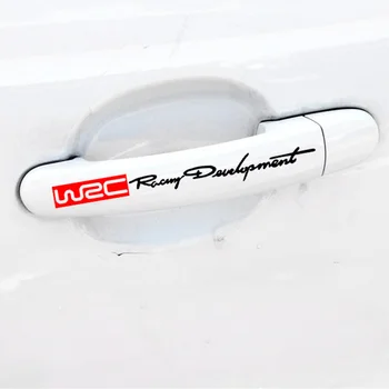 

5 Sets Customizable Door handle WRC Racing Development Car-styling for Citroen Volkswagen Ford PEUGEOT MITSUBISHI SUBARU