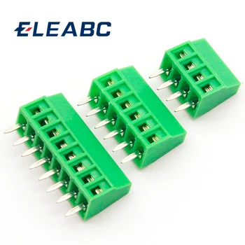 

50pcs 2.54MM PCB Universal Screw Terminal Blocks Connector 2/3/4/5/6/7/8/9/10-12 Pin/Poles KF120 Straight Pin Copper