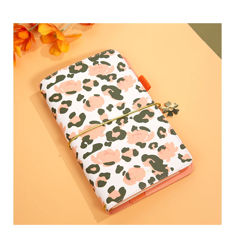 Never Leopard Grain Travelers notebook Jours стандартный размер Binder наклейки для дневника девочки подарок Школьный набор канцелярских принадлежностей