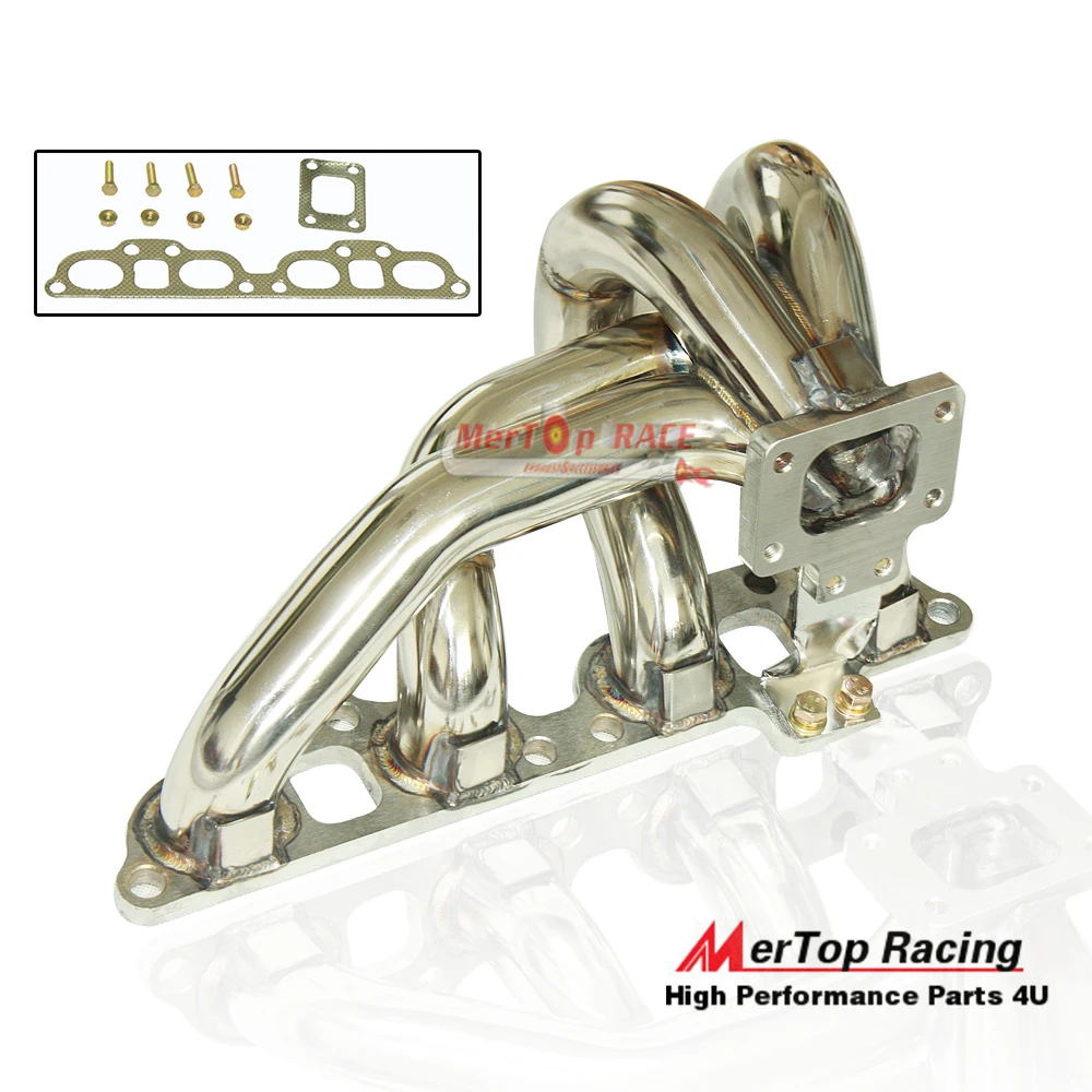 FOR 89-98 240SX S13//S14 SR20DET SR20 T25//T28 STAINLESS TURBO MANIFOLD EXHAUST