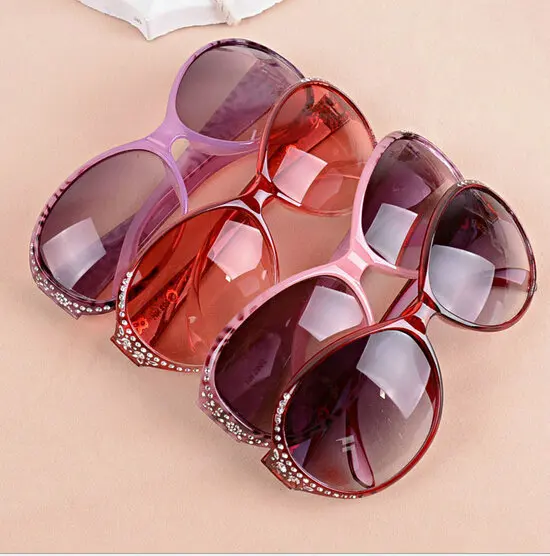 Korean Women Fashion Rhinestone Frog Sunglass Brand Designer Glasses