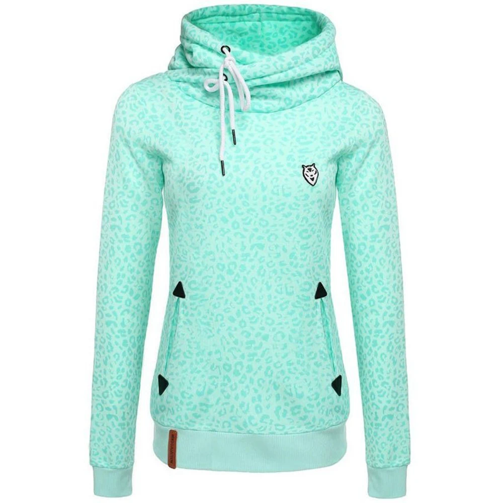 Winter Solid Pockets Women Hoodies Sweatshirts Long Sleeves Leopard Hooded Tops Plus Size Harajuku Casual Pullovers Female Gift Winter Solid Pockets Women Hoodies Sweatshirts Long Sleeves Leopard Hooded Tops Plus Size Harajuku Casual Pullovers Female Gift