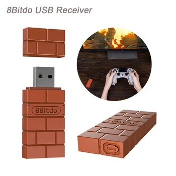 

Original 8Bitdo USB Wireless Bluetooth Adapter Game pad Receiver for Windows/Switch Lightweight And Compact size 29