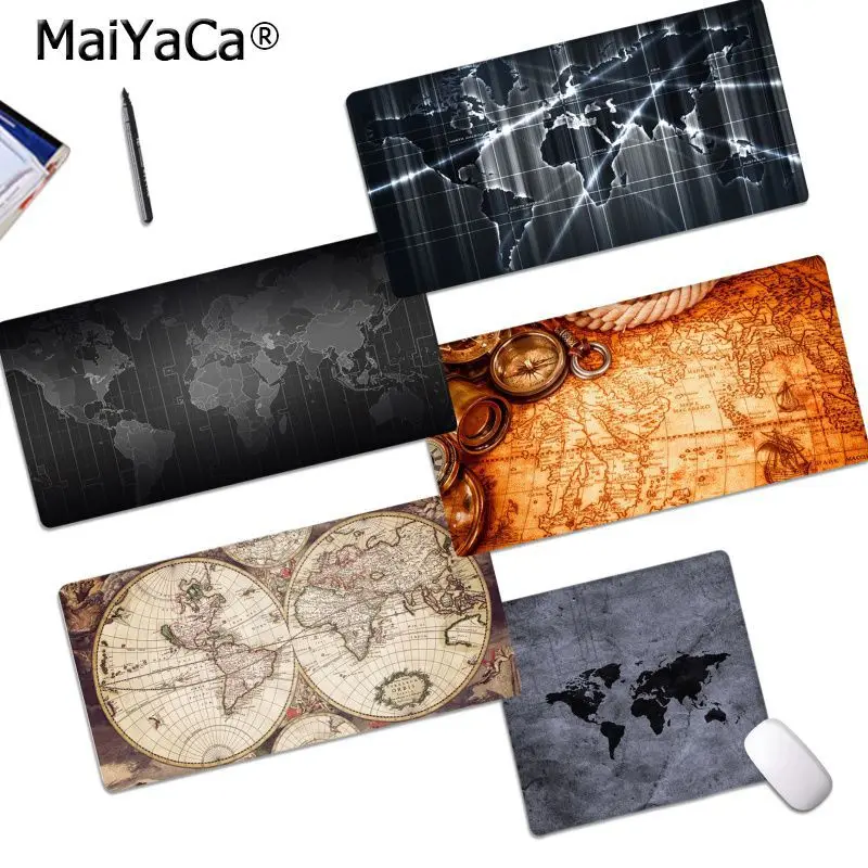 

Maiyaca Your Own Mats Fashion Cool World Map Rubber PC Computer Gaming mousepad Free Shipping Large Mouse Pad Keyboards Mat