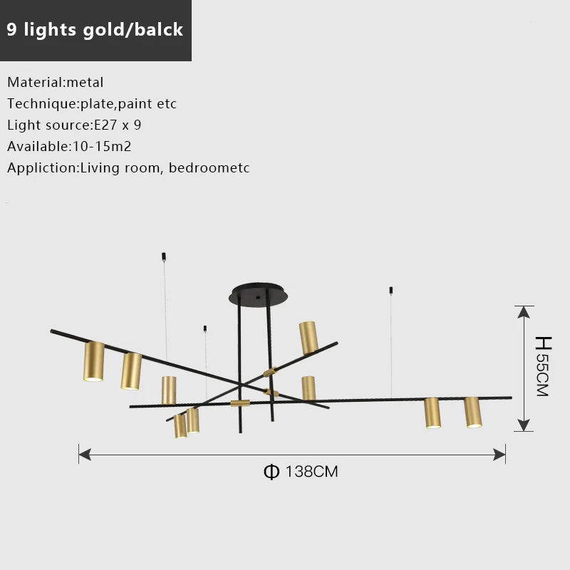 Nordic mordern iron led Designer Pendant Lighting fixtures Light Lamp Kitchen11