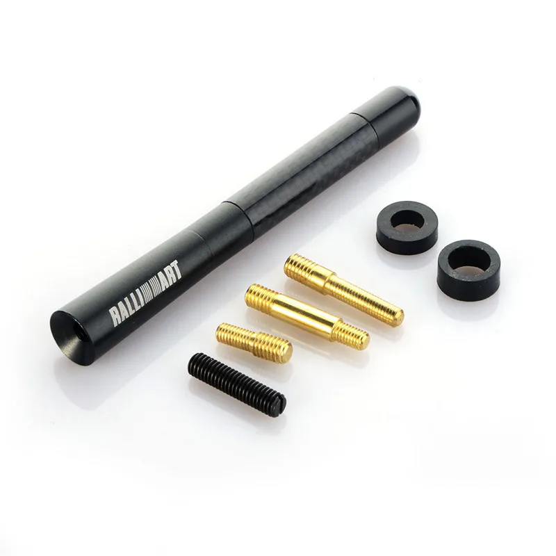 

Car Antenna Car Roof FM Radio Antenna Small Car Modified Antenna Metallic Carbon Antenna for Mitsubishi RALLIART Aerials P36