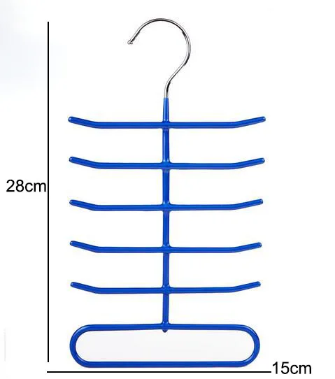 

10pcs Tie rack Dip Non-slip Metal necktie Storage rack high-quality Coat Racks