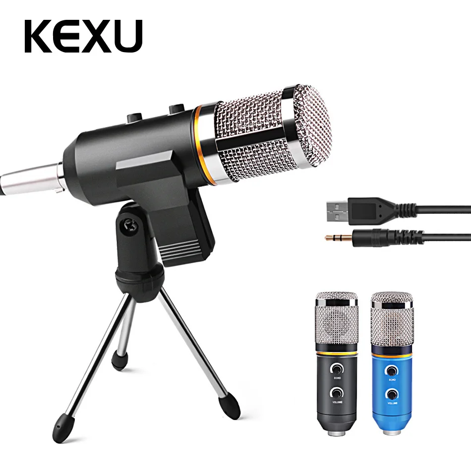 MK-F200TL профессиональный микрофон USB конденсаторный микрофон для видео записи караоке Студийный микрофон для радио для ПК компьютера