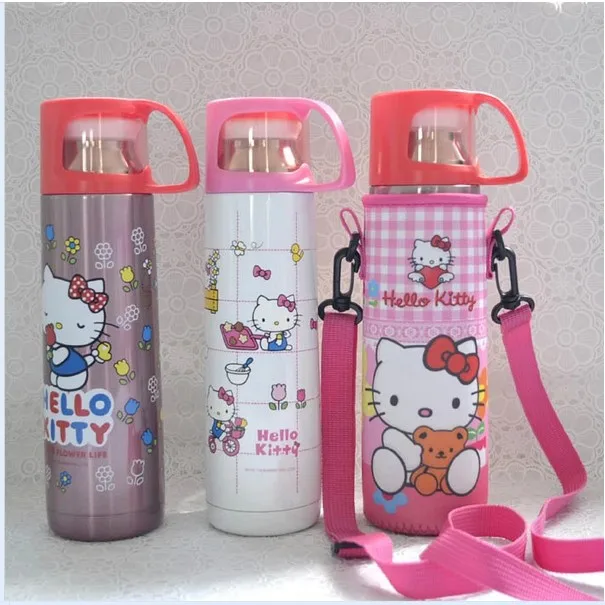 stainless steel Vacuum thermos hello kitty Vacuum Flasks kid water