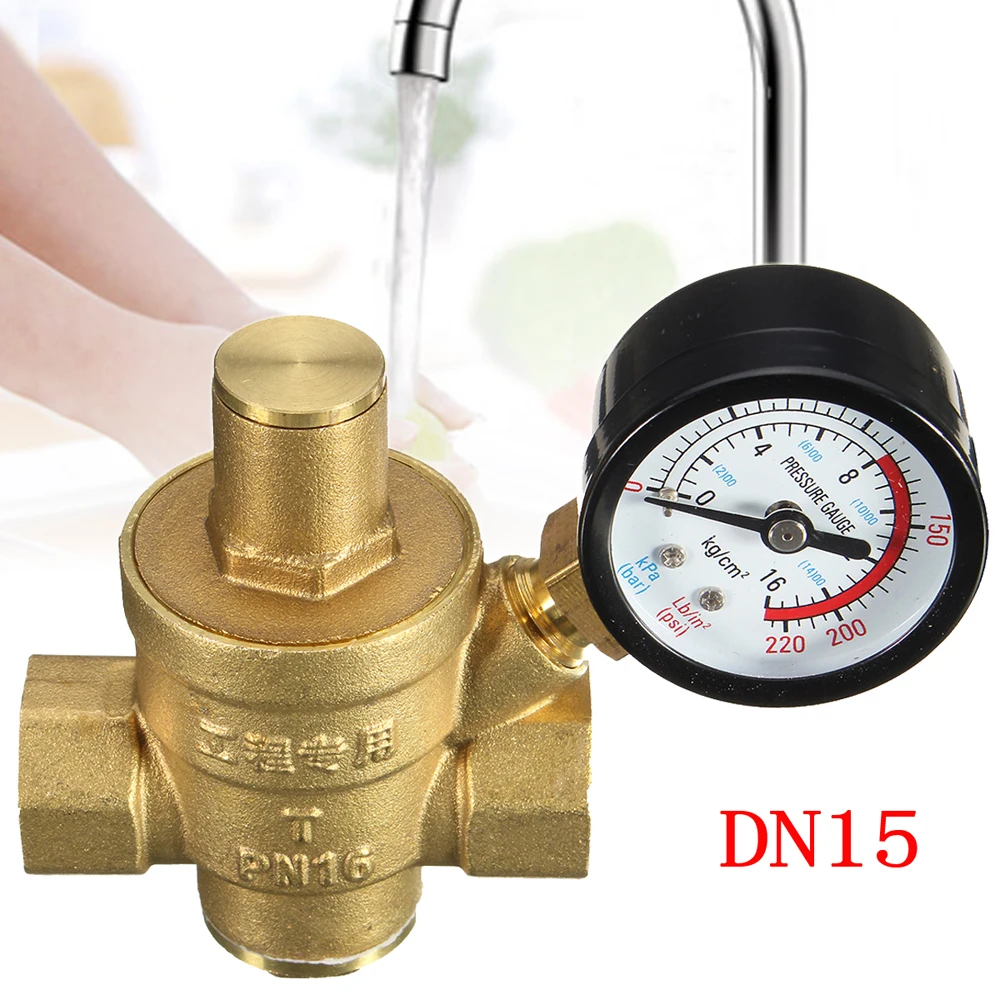 DN20 3/4" Brass Water Pressure Reducing Maintaining Valves Regulator