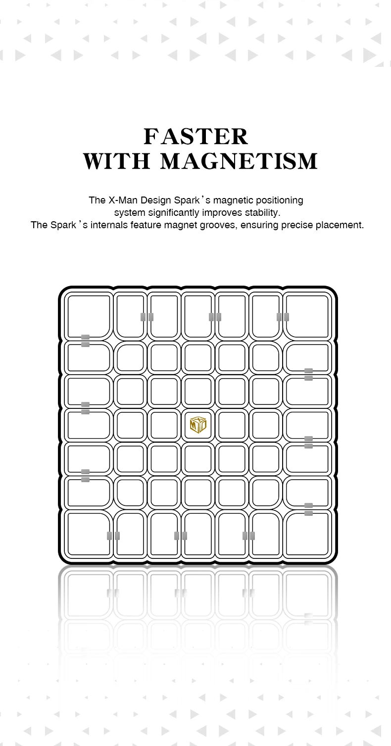 XMD Qiyi X-Man дизайн Spark and Spark M 7x7x7 Магнитный куб профессиональный Mofangge 7x7 магический скоростной куб твист развивающие игрушки
