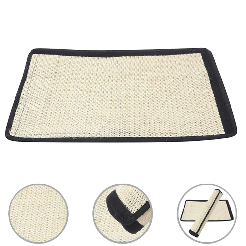 

Cat Scratching Post Natural Sisal Mat Toy Protecting Furniture Foot For Cats Catnip Tower Climbing Tree Cat Scratch Pad Board
