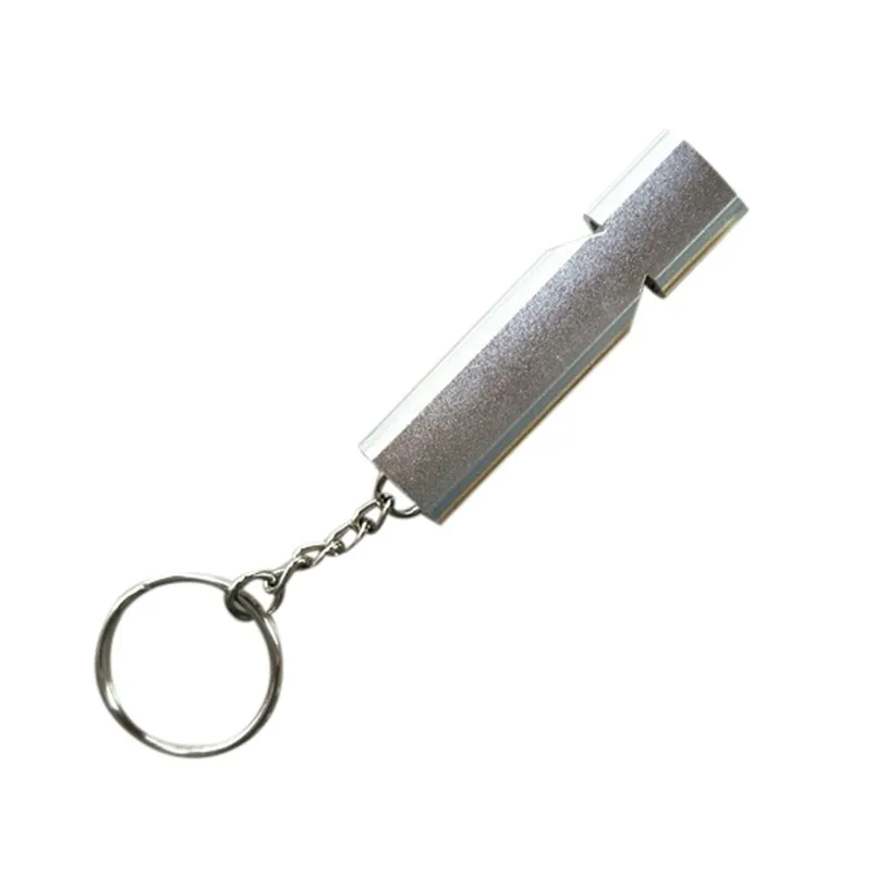 New Alloy Aluminum Emergency Survival Whistle Camping Tool Keychain Camping Hiking Outdoor Multi Tools #4S19 (3)