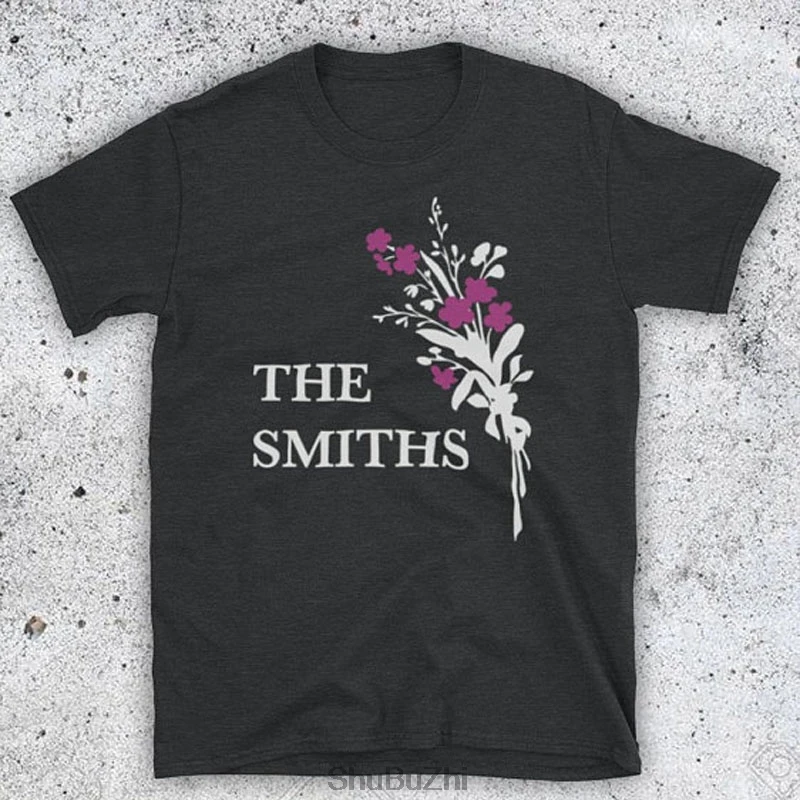 Вдохновленная The Smiths Flowers Morrissey Marr, знаковая английская рок-группа, Мужская футболка, летняя Хлопковая мужская модная футболка