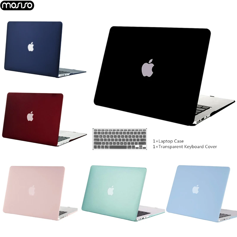 

Laptop Case For Apple Macbook Air Pro Retina 11 12 13 15 for Mac Air 13 A1932 A1466 pro13 15 A1707 A1708 shell+ Keyboard Cover