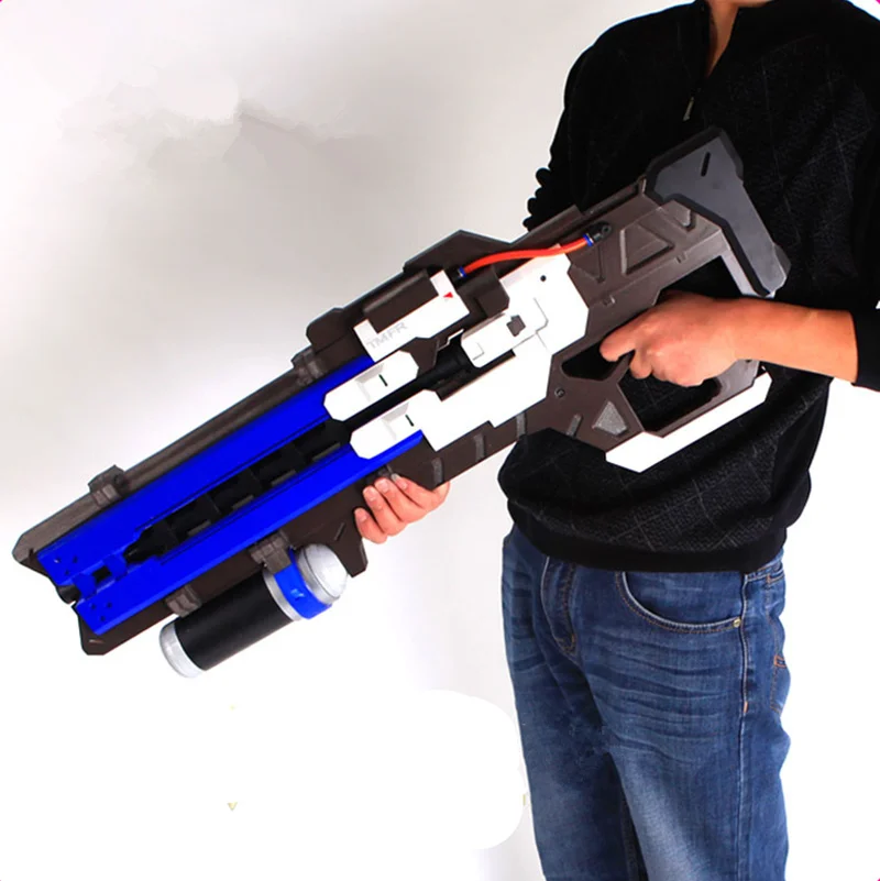 [] Большой размер Моделирование OW игра герой Солдат 76 реквизит в виде пистолета D. va пользовательский реквизит импульсный пистолет оружие Косплей игрушка Коллекция Модель подарок