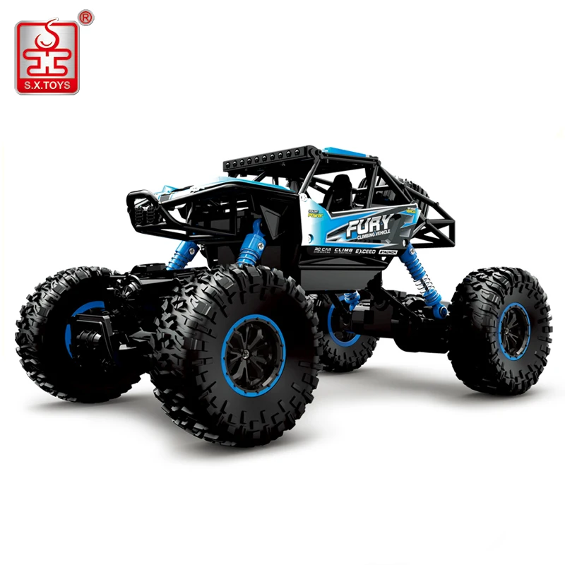 

S.X.TOYS RC Car 4WD 2.4G Remote Control Model Climbing Car Scale 1:16 Rally Shockproof Car Buggy Highspeed Off-Road Vehicle Toys