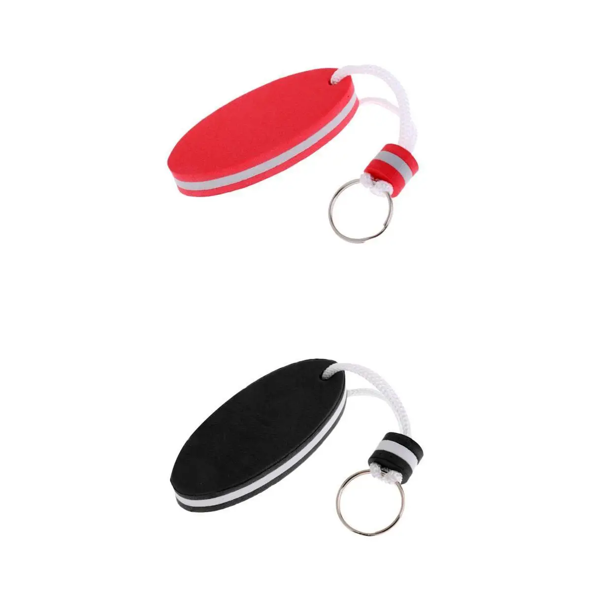 Set of 2pcs Floating EVA Boat Keychain Marine Keyring Float Buoy Boating Fob