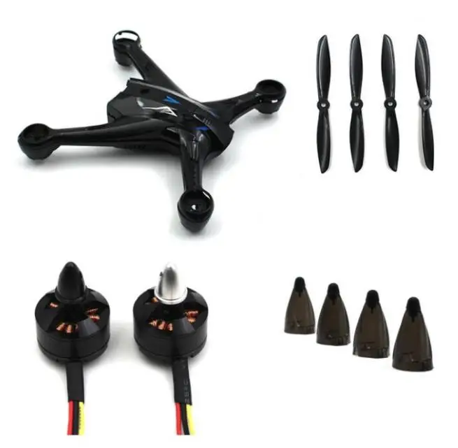 Global Drone GW198/X198 5G RC Дрон комплектующие для квадрокоптера лопасти двигателя корпус
