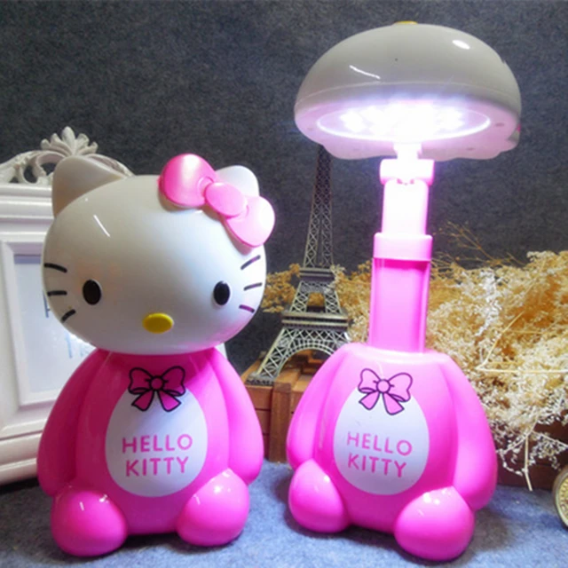 Hello Kitty LED Rechargeable Table light 12LED Kids Gift Bedroom Eye