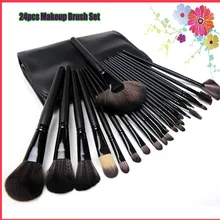 

New Fashion 24Pinceis Maquiagem Face Care Make Up Brushes Stroke Set Styling Tools Kit Hair Brush Cosmetics