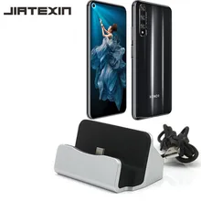 JIATEXIN для huawei Honor 20 Pro, настольный usb-кабель type-C для синхронизации данных, зарядная док-станция для Honor 20, зарядный адаптер