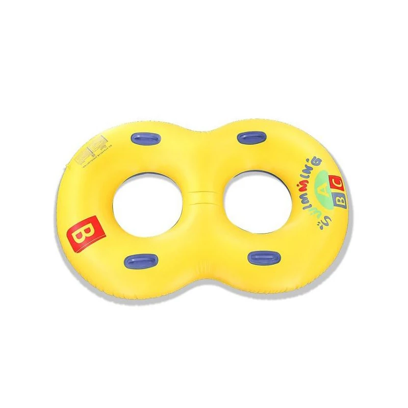 

110CM*160CM double Swimming Toy Pool Float Water Fun Toys Swim Ring parent-offspring Inflatable Float Pool Accessories Floats