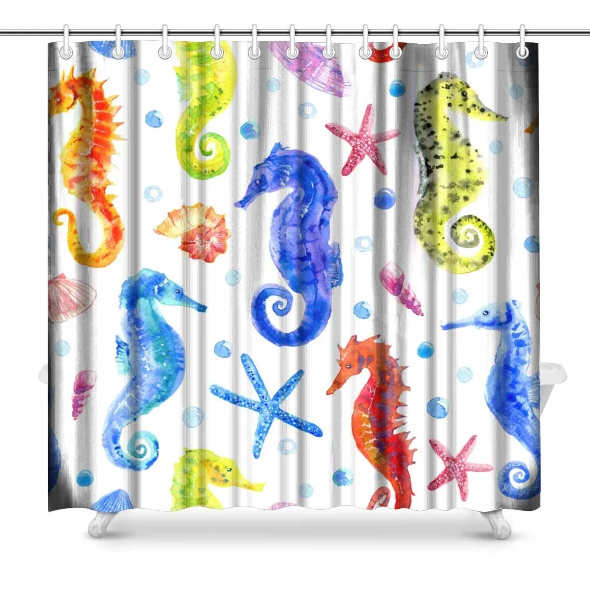 Buy Aplysia Seahorse Shell Starfish and Bubbles Prints