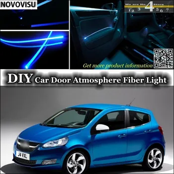 

NOVOVISU For Vauxhall Viva interior Ambient Light Atmosphere Fiber Optic Band Lights Inside Door Panel illumination Not EL light