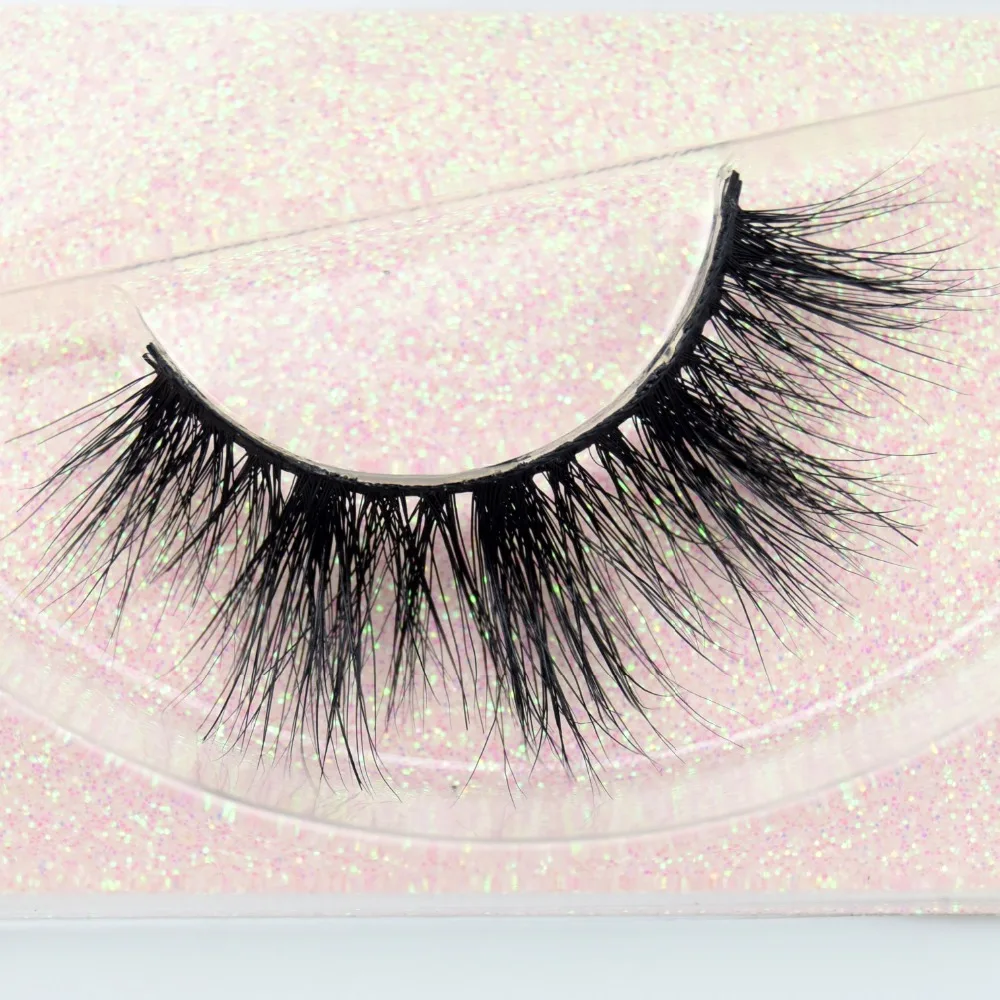 

visofree 3D Mink Eyelashes Hand Made Makeup False Eyelashes Natural Long Eyelash Reusable Premium Extension Fake Eye Fur Lashes