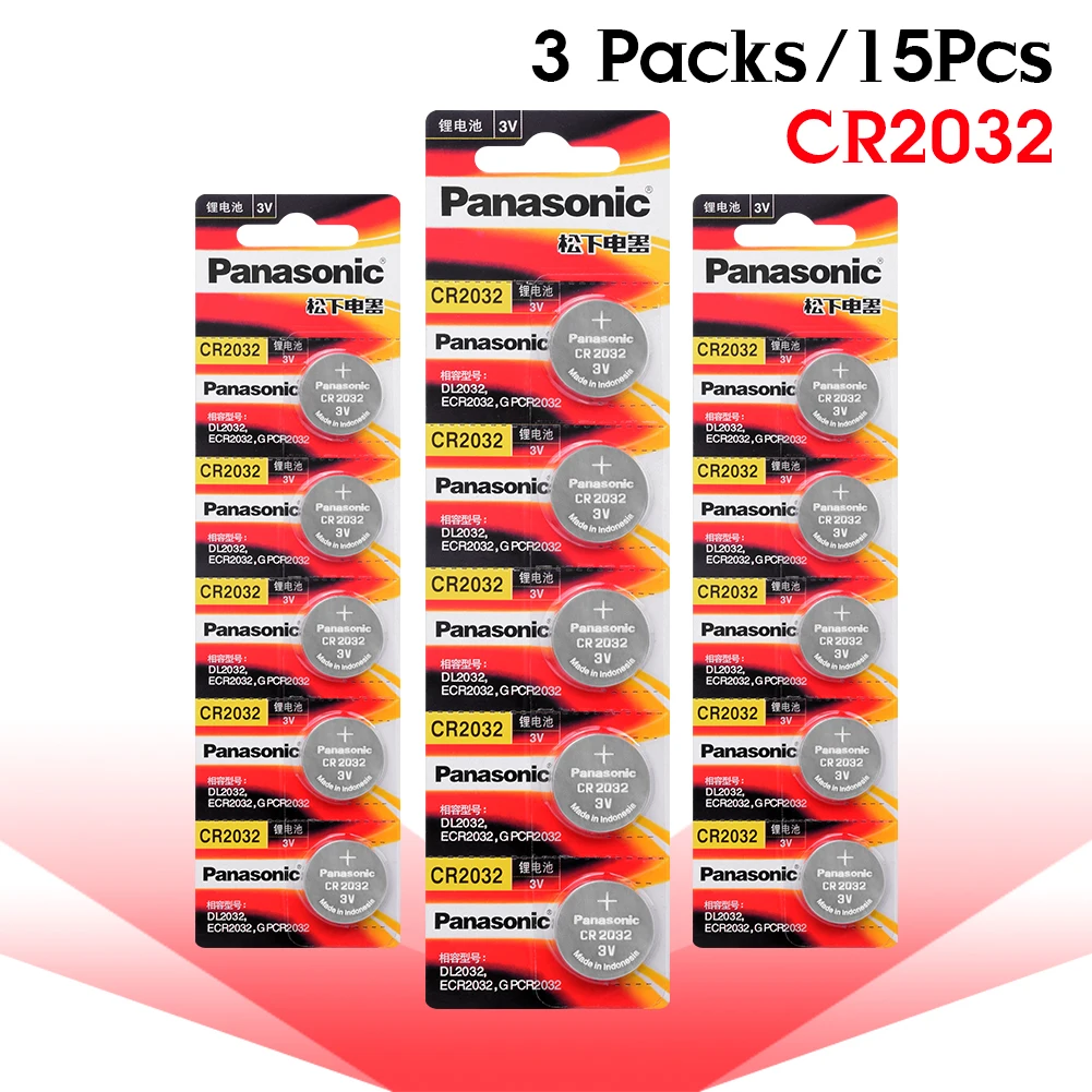 

PANASONIC cr2025 15 X original brand new battery for 3v button cell coin batteries for watch computer cr 2025 For Toys