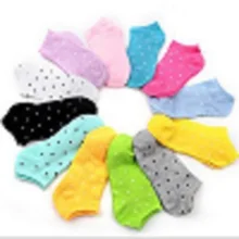 16 шт./8 пар, женские носки, короткие носки в горошек с сердечками, милые художественные носки, женские тонкие хлопковые носки до щиколотки, носки с низким вырезом, Meias Chaussettes