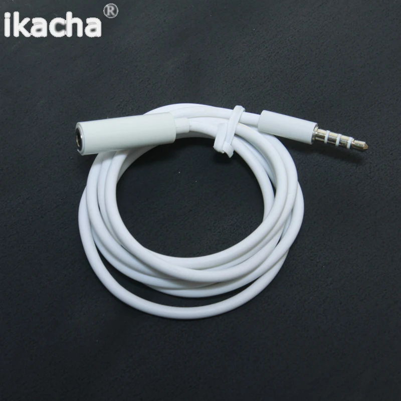 New 3.5mm Jack Male To Female Stereo Audio Extension Cable Adapter