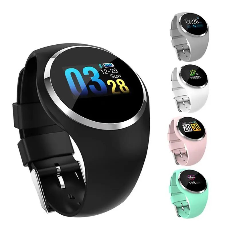 Q1 Smart Bracelet IP67 Smart Wristband Heart Rate Monitor Blood Pressure Fitness Tracker Women Watch for IOS Android