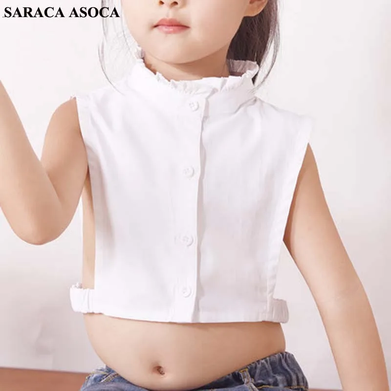 

Fashion Child Detachable Collars Autumn Winter Sweater Shirt Fake Collar Girls