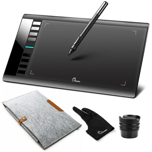 Cheap Parblo A610 Digital Graphics Drawing Tablet w/Rechargeable Pen Grafico 5080LPI + Wool Felt Liner Bag Cover + Glove as Gift Cheap Parblo A610 Digital Graphics Drawing Tablet w/Rechargeable Pen Grafico 5080LPI + Wool Felt Liner Bag Cover + Glove as Gift