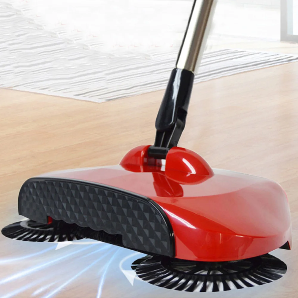 

Stainless Steel Hand Push Sweepers Sweeping Machine Push Type Hand Push Magic Broom Sweepers Dustpan Household Cleaning Tools