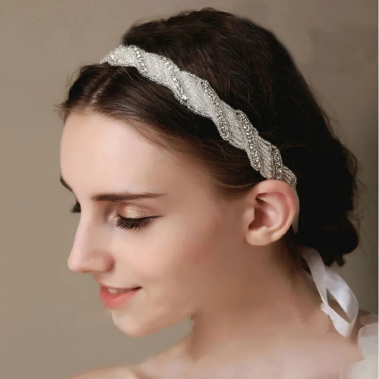 

1 pcs only Rhinestone bridal headband, wedding hair accessories, bohemian bridal headband