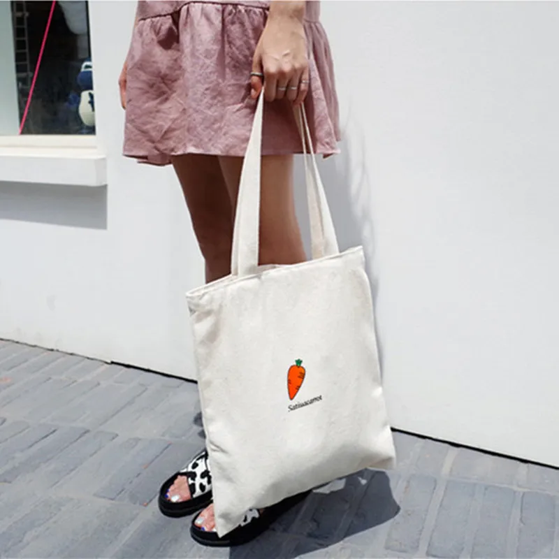 

LJQEAST Strawberry Printing Shopping Bag Simple Leisure Beach Bag Student Shoulder Bag Daily Use Handbag Large Capacity Tote Bag