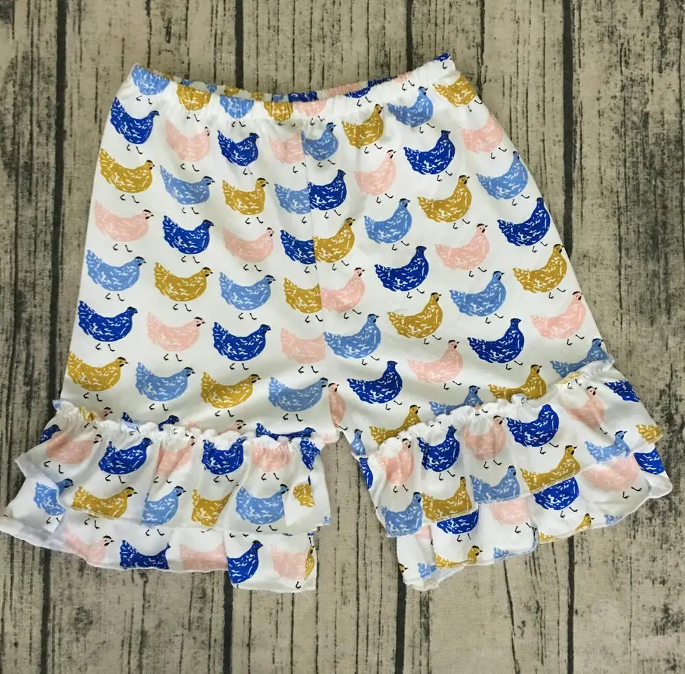 chicken printing spandex cotton toddler girls design Hot sale Soft
