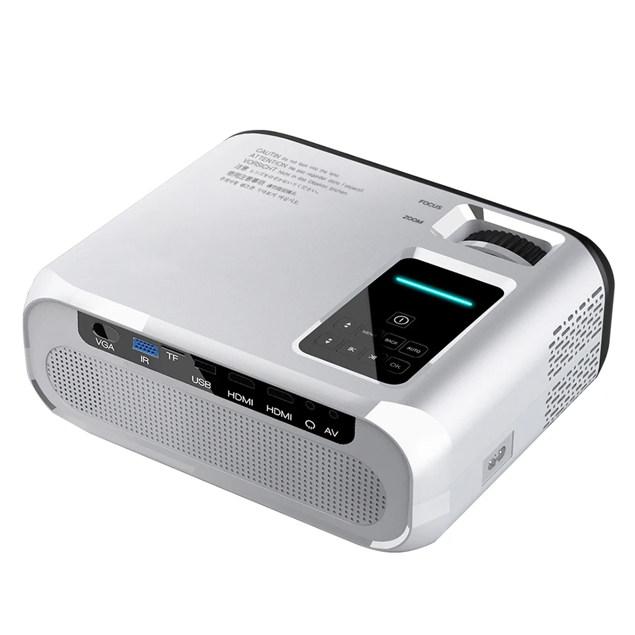 Портативный видеопроектор Smartldea 720P HD мини проектор 1280*720 3000 люмен светодиодный