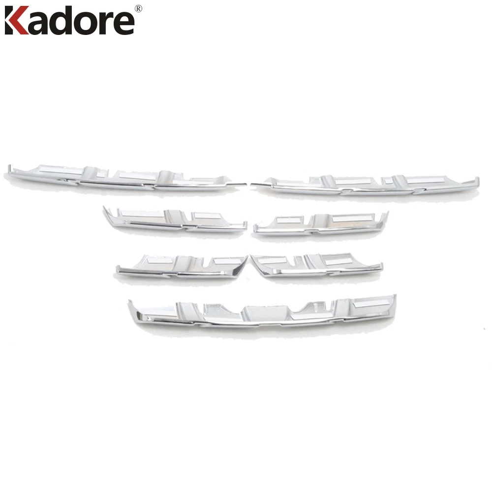 Для Renault Kadjar 2016 2017 2018 2019 Стилизация хромированный АБС пластик передний