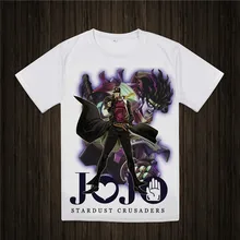 JoJo Bizarre Adventure T Shirt Design Manga Anime T-shirt Cool Novelty Funny Tshirt Style Men Women Printed Fashion Tee