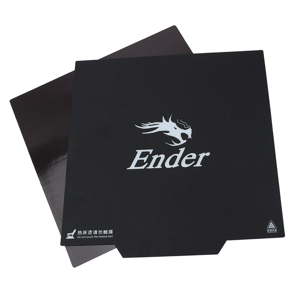 9.25*9.25'' 3D Printer Build Plate Heat Bed Sticker Surface for Ender 2/3 Heat Paper Reuse Easy To Remove Separate Bending