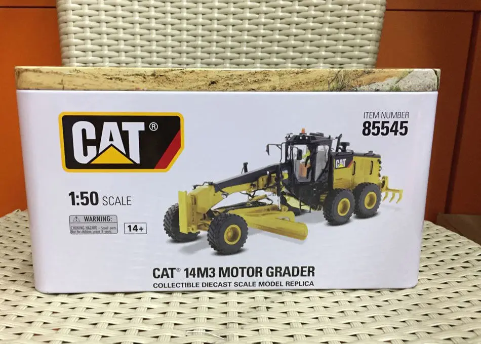 Гусеница Cat 14M3 автогрейдер 1:50 Масштаб Модель бренд Diecast Masters DM85545