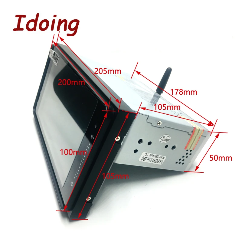 Best Idoing 1Din Android 9.0 7"PX5 4G+64G 8 Core For Toyota Universal Car GPS DSP Radio Player IPS  Navigation Multimedia Bluetooth 5