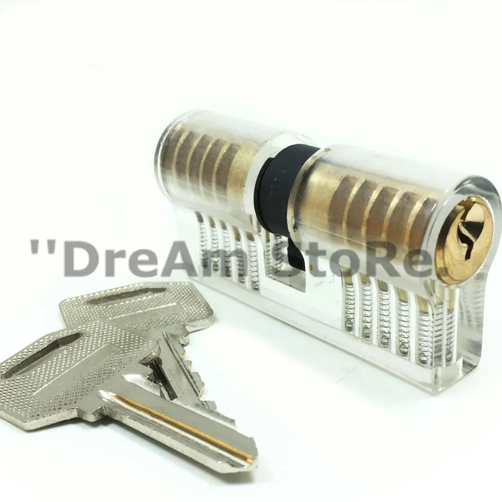 

Transparent Copper Lock Cutaway Training Skill Professional Visable Practice Padlocks Lock Pick For Locksmith