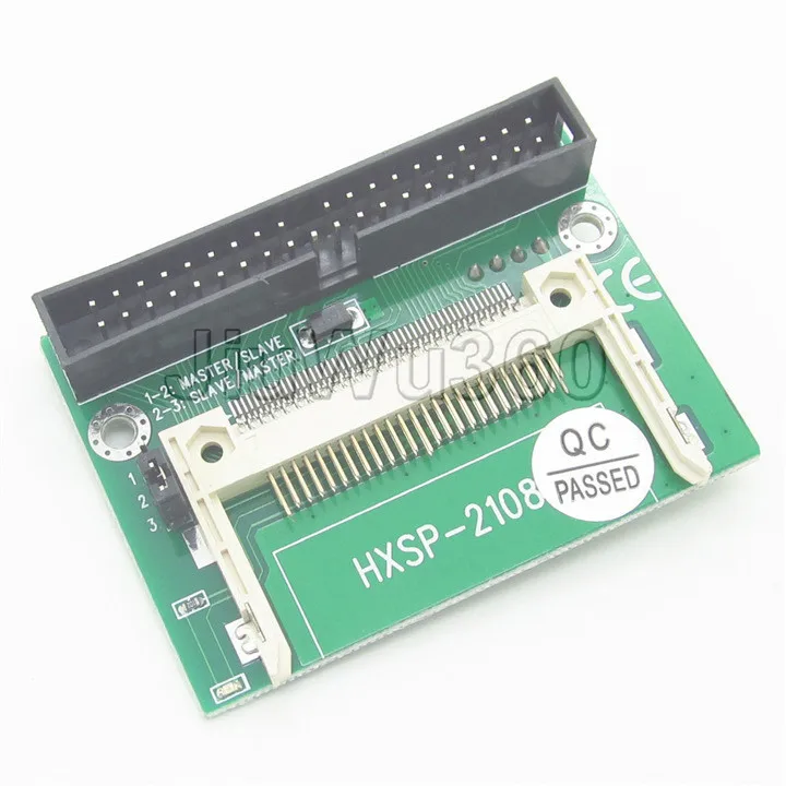 CF Card to 40pin 3.5" IDE ATA SSD HDD Male Master / Slave Select Adapterin Computer Cables