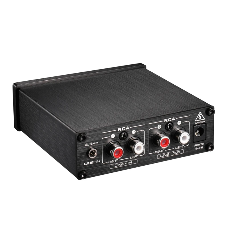 

Lynepauaio Headphone Signal Amplifier 2 Input 3 Out Audio Switch Front Stereo Signal Amplifier With Volume Adjustment Speaker