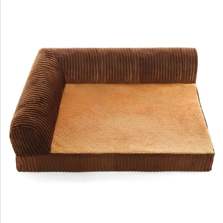 

2019 Big Size Thickening Warm Pet Brown Bed Mat Available All Seasons Extra Large Dog Bed House Sofa Plus Size Dog Bed Mattress